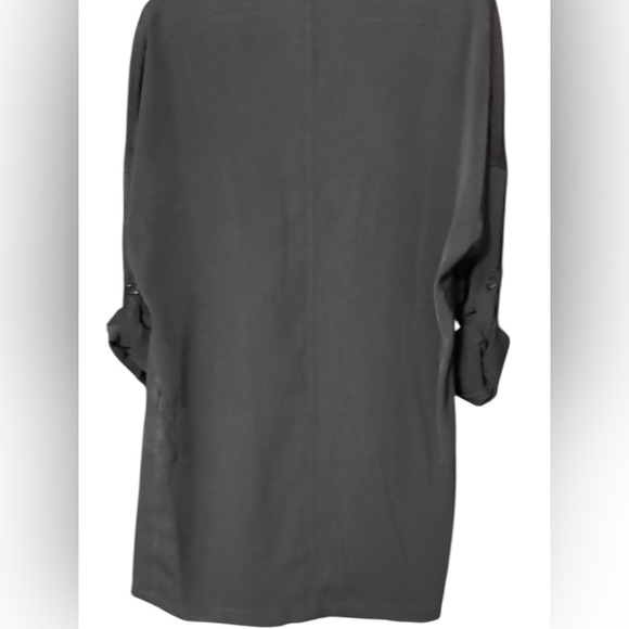 MAX STUDIO Open Front Draped Long Twill Coat in Black 🖤 Size Small
NWT - Picture 13 of 15